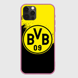 Чехол для iPhone 12 Pro BORUSSIA, цвет: 3D-малиновый