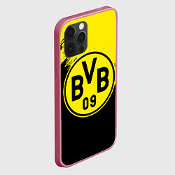 Чехол для iPhone 12 Pro BORUSSIA, цвет: 3D-малиновый — фото 2