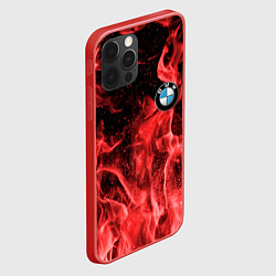 Чехол для iPhone 12 Pro BMW, цвет: 3D-красный — фото 2