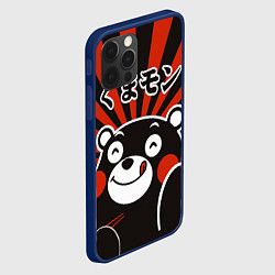 Чехол для iPhone 12 Pro Kumamon, цвет: 3D-тёмно-синий — фото 2