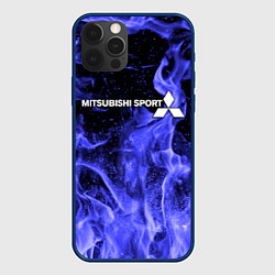 Чехол для iPhone 12 Pro MITSUBISHI, цвет: 3D-тёмно-синий
