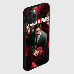 Чехол для iPhone 12 Pro La Casa de Papel Z, цвет: 3D-черный — фото 2