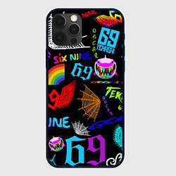 Чехол для iPhone 12 Pro 6IX9INE, цвет: 3D-черный