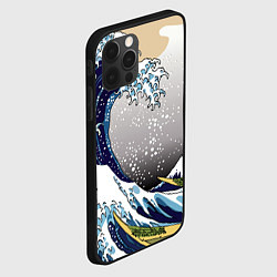 Чехол для iPhone 12 Pro The great wave off kanagawa, цвет: 3D-черный — фото 2