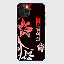 Чехол для iPhone 12 Pro BTS, цвет: 3D-черный