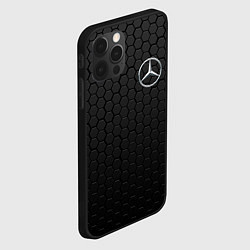 Чехол для iPhone 12 Pro MERCEDES-BENZ AMG, цвет: 3D-черный — фото 2