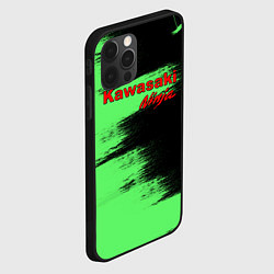 Чехол для iPhone 12 Pro Kawasaki, цвет: 3D-черный — фото 2