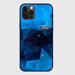 Чехол для iPhone 12 Pro FORD, цвет: 3D-черный