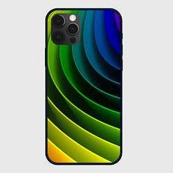 Чехол для iPhone 12 Pro Color 2058, цвет: 3D-черный