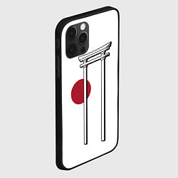 Чехол для iPhone 12 Pro Япония Тории Z, цвет: 3D-черный — фото 2