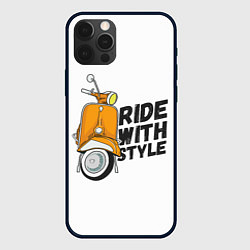 Чехол для iPhone 12 Pro RIDE WITH STYLE Z, цвет: 3D-черный