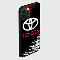 Чехол для iPhone 12 Pro TOYOTA, цвет: 3D-черный — фото 2