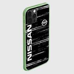 Чехол для iPhone 12 Pro NISSAN, цвет: 3D-салатовый — фото 2