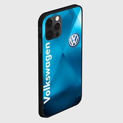 Чехол для iPhone 12 Pro VOLKSWAGEN, цвет: 3D-черный — фото 2