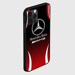 Чехол для iPhone 12 Pro Mercedes-Benz, цвет: 3D-черный — фото 2