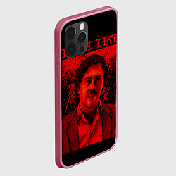 Чехол для iPhone 12 Pro I feel Like Escobar, цвет: 3D-малиновый — фото 2