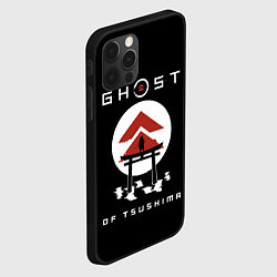 Чехол для iPhone 12 Pro Ghost of Tsushima, цвет: 3D-черный — фото 2