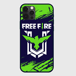 Чехол для iPhone 12 Pro FREE FIRE ФРИ ФАЕР, цвет: 3D-черный
