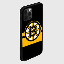 Чехол для iPhone 12 Pro BOSTON BRUINS NHL, цвет: 3D-черный — фото 2