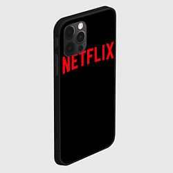 Чехол для iPhone 12 Pro NETFLIX, цвет: 3D-черный — фото 2