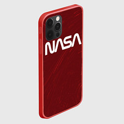 Чехол для iPhone 12 Pro NASA НАСА, цвет: 3D-красный — фото 2