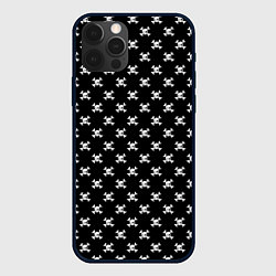 Чехол для iPhone 12 Pro Черепа, цвет: 3D-черный