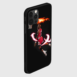 Чехол для iPhone 12 Pro MICHAEL JORDAN, цвет: 3D-черный — фото 2