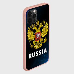 Чехол для iPhone 12 Pro RUSSIA РОССИЯ, цвет: 3D-светло-розовый — фото 2