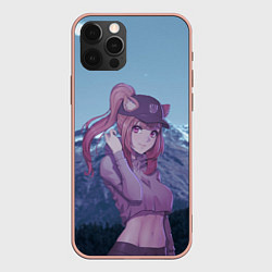 Чехол для iPhone 12 Pro Рафталия, цвет: 3D-светло-розовый