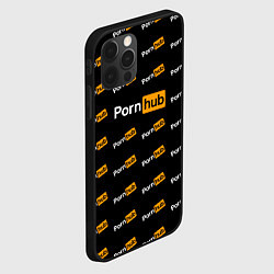Чехол для iPhone 12 Pro Porn Hub, цвет: 3D-черный — фото 2