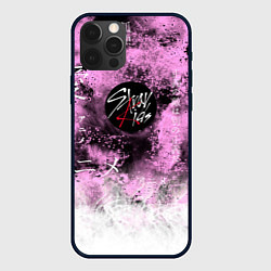 Чехол для iPhone 12 Pro Stray kids, цвет: 3D-черный