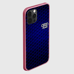 Чехол для iPhone 12 Pro AUDI, цвет: 3D-малиновый — фото 2