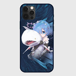 Чехол для iPhone 12 Pro Re: Zero Жизнь с нуля, цвет: 3D-черный