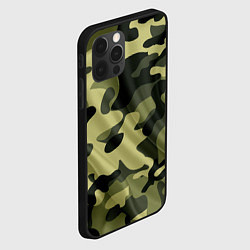 Чехол для iPhone 12 Pro Милитари, цвет: 3D-черный — фото 2