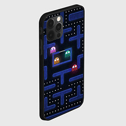 Чехол для iPhone 12 Pro Pacman, цвет: 3D-черный — фото 2