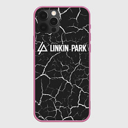 Чехол для iPhone 12 Pro LINKIN PARK ЛИНКИН ПАРК, цвет: 3D-малиновый