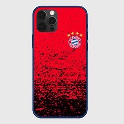 Чехол для iPhone 12 Pro BAYERN MUNCHEN, цвет: 3D-тёмно-синий