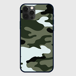 Чехол для iPhone 12 Pro Camouflage 2, цвет: 3D-черный
