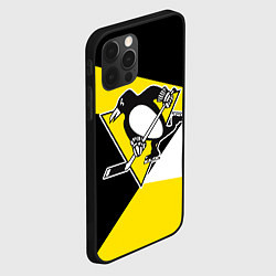 Чехол для iPhone 12 Pro Pittsburgh Penguins Exclusive, цвет: 3D-черный — фото 2