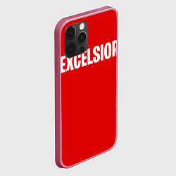 Чехол для iPhone 12 Pro EXCELSIOR, цвет: 3D-малиновый — фото 2