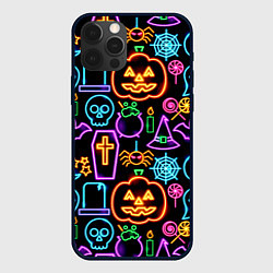 Чехол для iPhone 12 Pro Halloween, цвет: 3D-черный