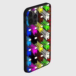 Чехол для iPhone 12 Pro AMONG US, цвет: 3D-черный — фото 2