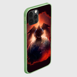 Чехол для iPhone 12 Pro АНГЕЛ, цвет: 3D-салатовый — фото 2