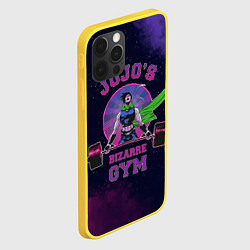 Чехол для iPhone 12 Pro JoJo’s Bizarre Adventure Gym, цвет: 3D-желтый — фото 2
