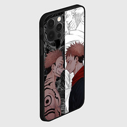 Чехол для iPhone 12 Pro Jujutsu Kaisen Сукуна х Юдзи, цвет: 3D-черный — фото 2