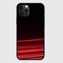 Чехол для iPhone 12 Pro Красное и Черное, цвет: 3D-черный