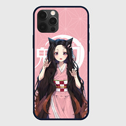 Чехол для iPhone 12 Pro Nezuko, цвет: 3D-черный