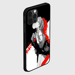 Чехол для iPhone 12 Pro Asuka Langley Evangelion, цвет: 3D-черный — фото 2