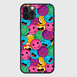 Чехол для iPhone 12 Pro Pattern, цвет: 3D-черный