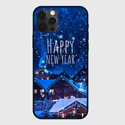 Чехол для iPhone 12 Pro Happy New Year, цвет: 3D-черный